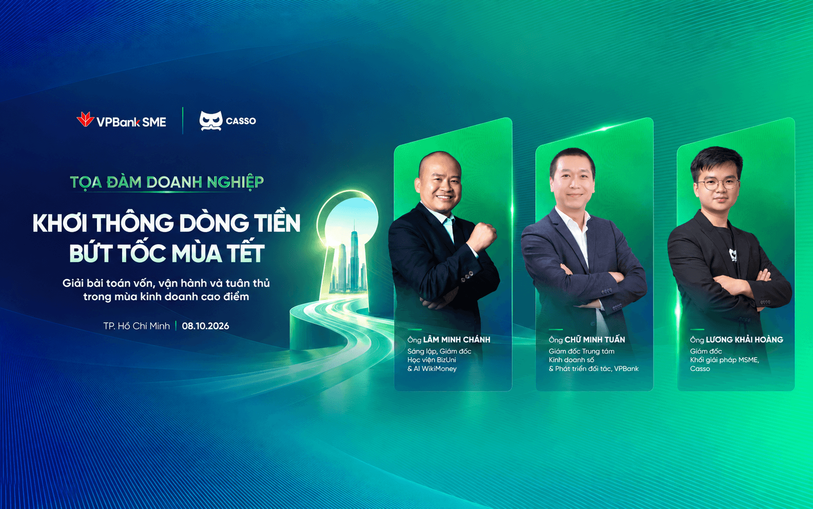 Tọa đàm “Khơi thông dòng tiền – Bứt tốc mùa Tết”: Casso và VPBank giúp doanh nghiệp chủ động vốn mùa cao điểm
