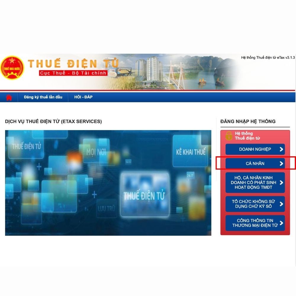 Tra cứu mã số thuế người phụ thuộc qua website Thuế điện tử