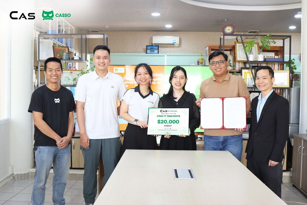 FASTIE - STARTUP ĐẦU TIÊN NHẬN GÓI CREDIT TỪ CHƯƠNG TRÌNH CAS FOR STARTUP 2026
